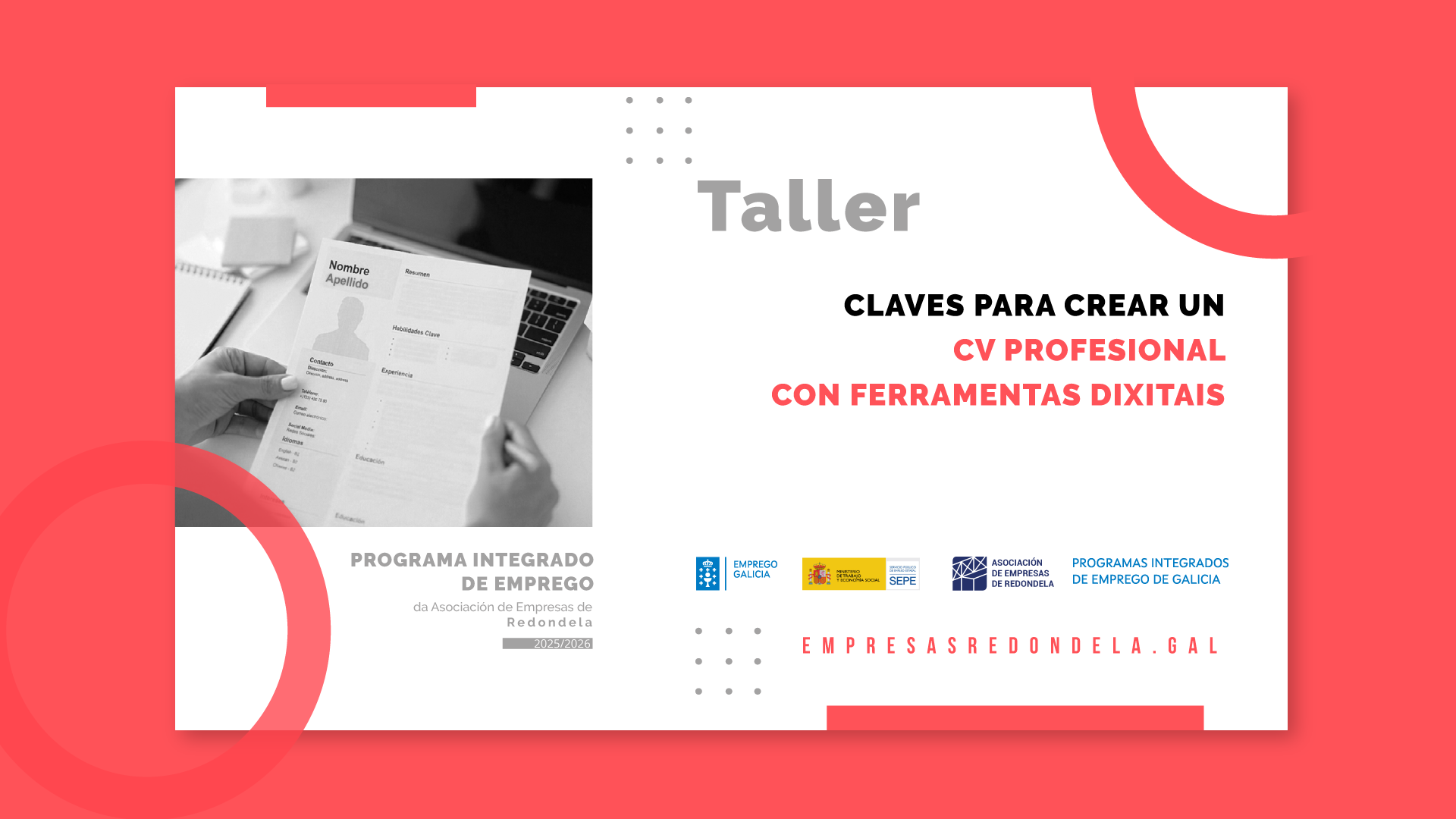 CLAVES PARA CREAR UN CV PROFESIONAL CON FERRAMENTAS DIXITAIS