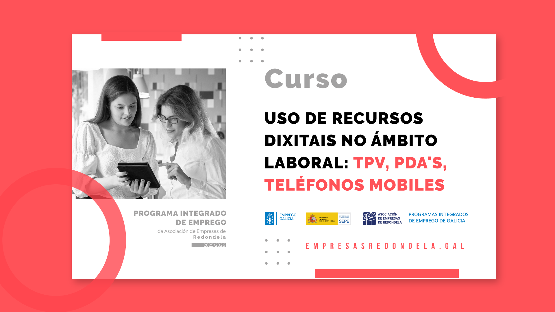 USO DE RECURSOS DIXITAIS NO ÁMBITO LABORAL: TPV, PDA'S, TELÉFONOS MOBILES