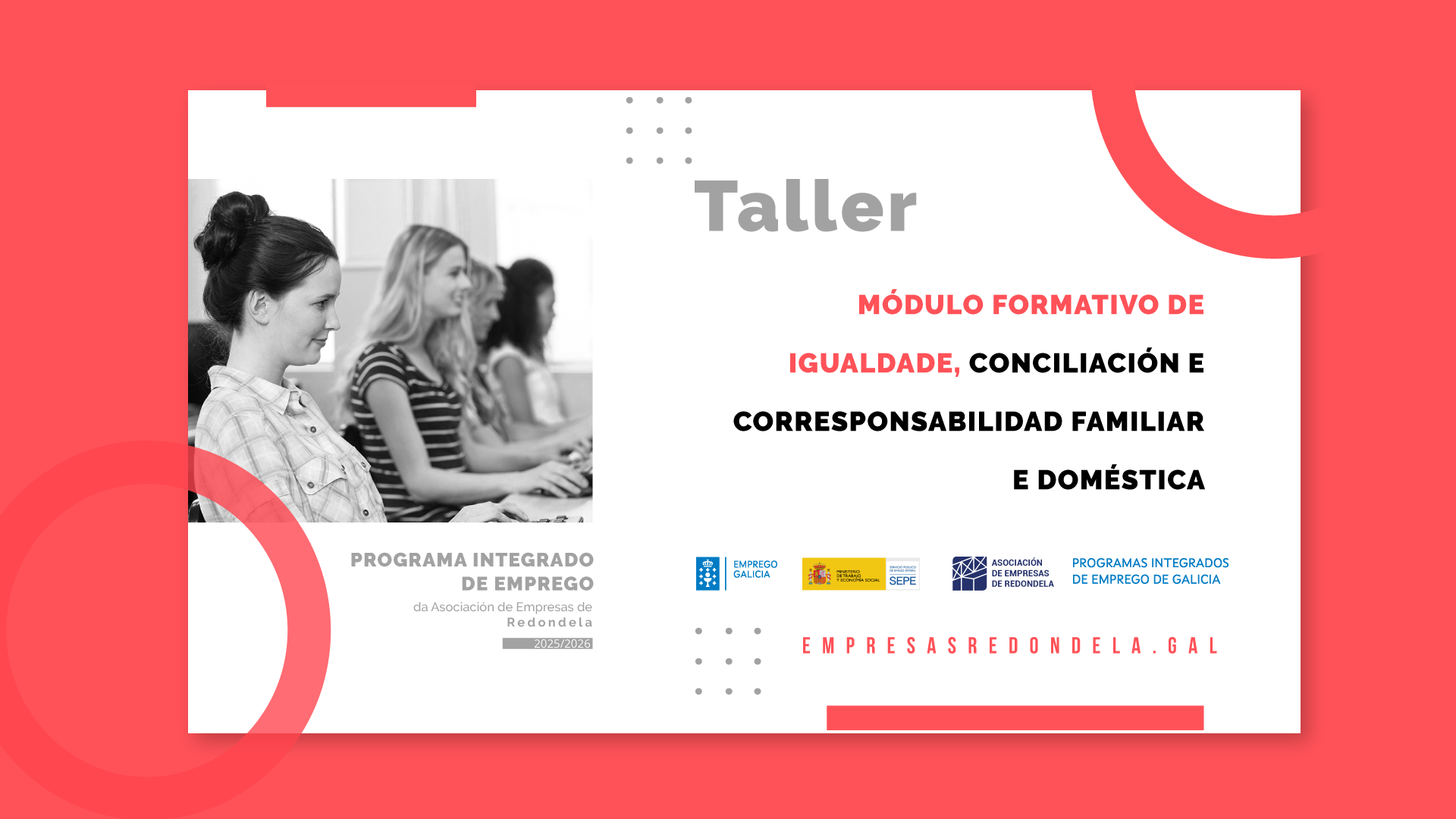 MÓDULO FORMATIVO DE IGUALDADE, CONCILIACIÓN E CORRESPONSABILIDAD FAMILIAR E DOMÉSTICA